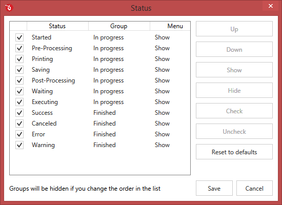 status status