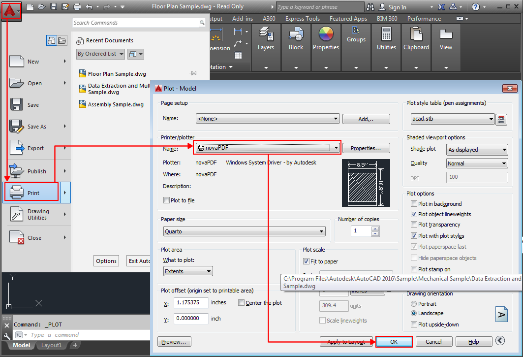 autocad pdfcreator