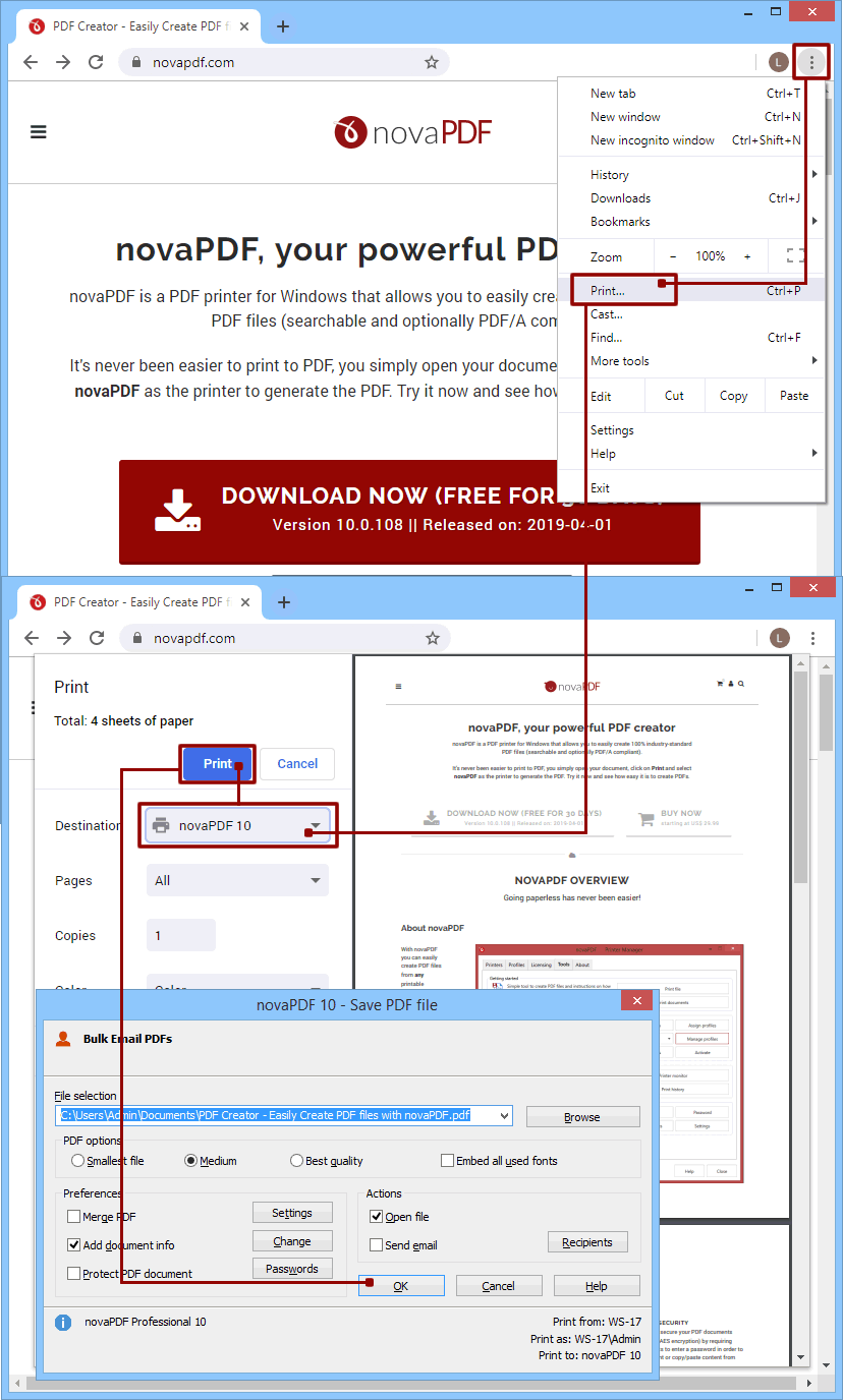 pdf creator chrome