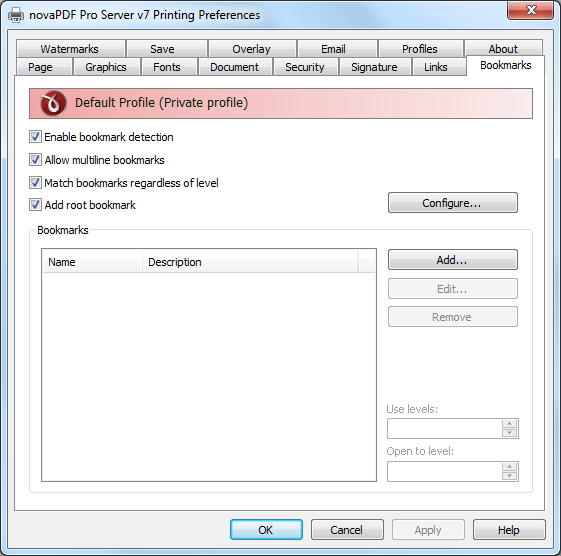 configure novapdf bookmarks configure novapdf bookmarks