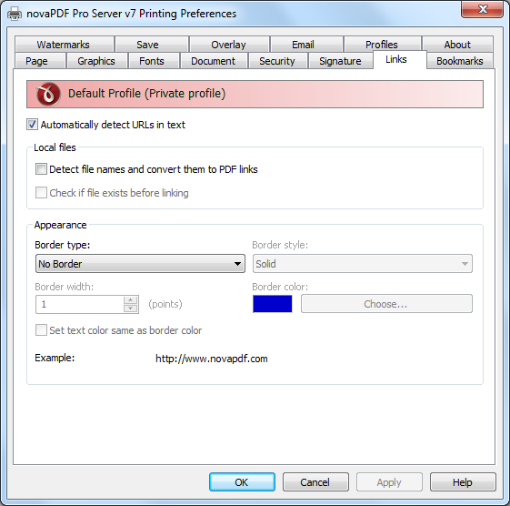 configure novapdf links configure novapdf links