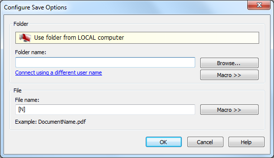 configure predefined save options configure predefined save options