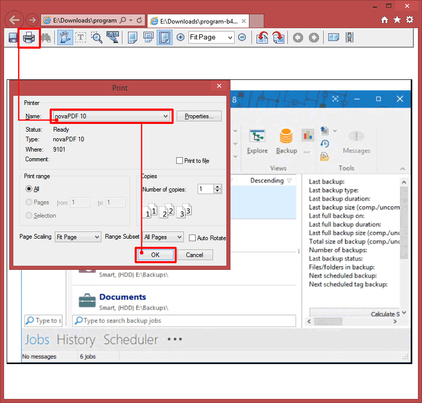 how to convert djvu to pdf in windows 8