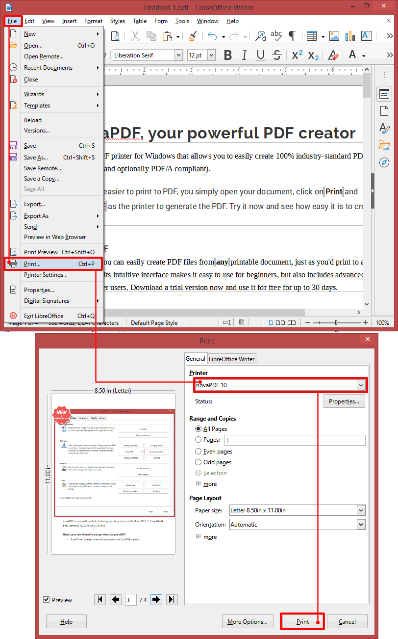 converting pdf to openoffice document