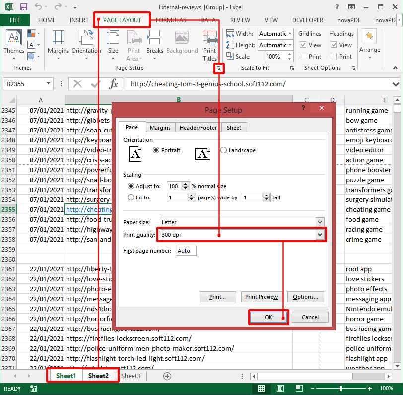 excel in mac creates pdfs of all tabs