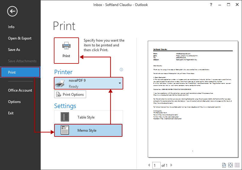 windows live mail convert to pdf