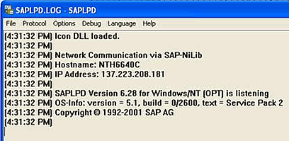 saplpd status saplpd status