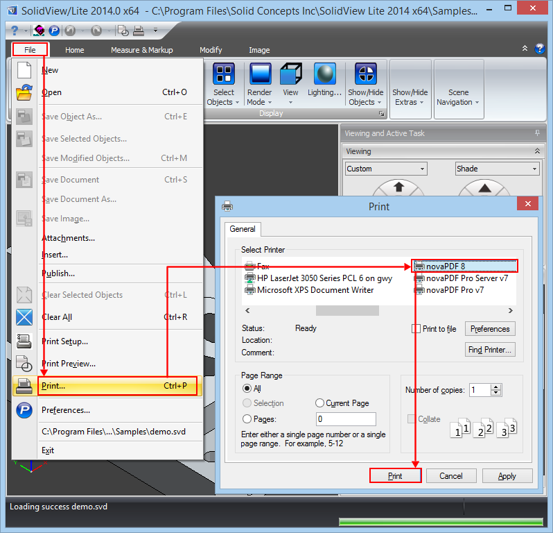 solidworks edrawings 2017 set page setup options