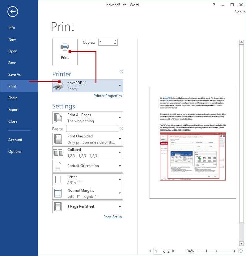 Convert Word To Pdf Microsoft Office Word Documents To Pdf Novapdf