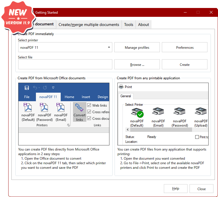 novaPDF Pro screenshot
